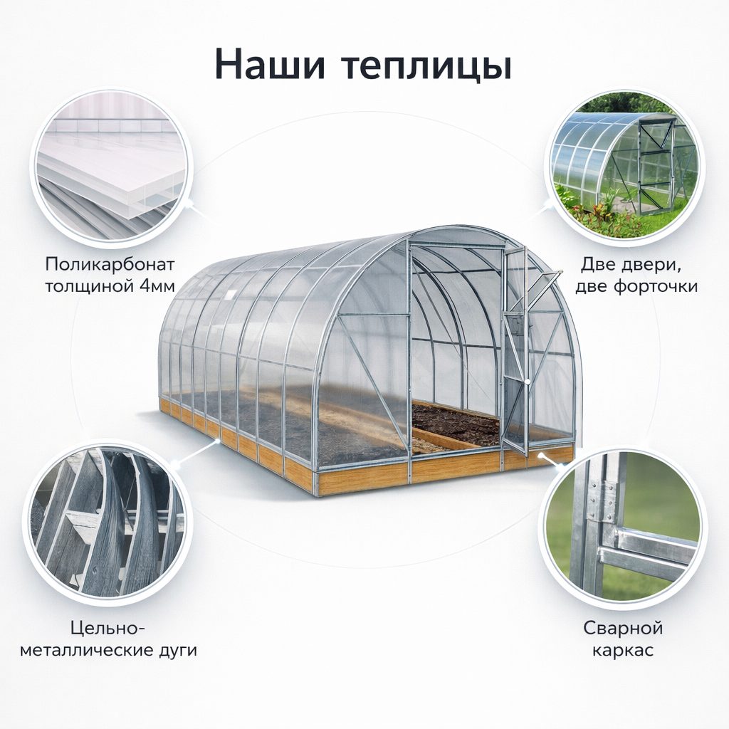 Устройство теплицы PlastHall